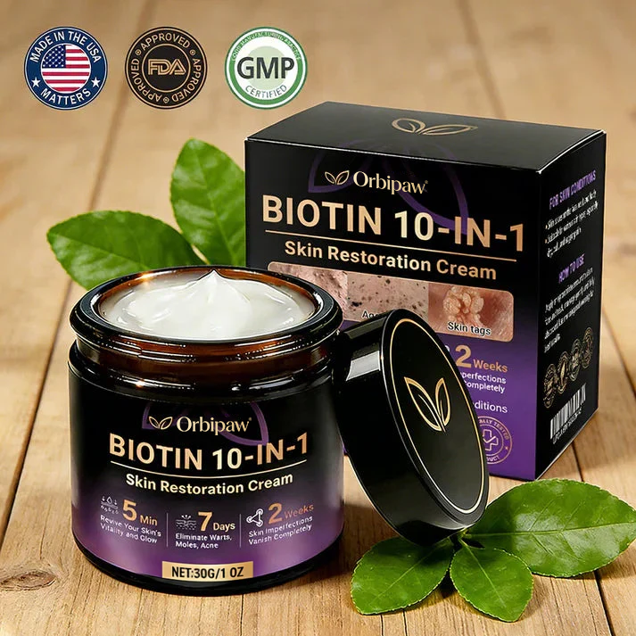 Made and Shipped from USA ✨Orbipaw® Biotin 10-in-1 Skin Restoration Cream 🍀