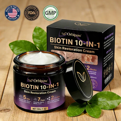 Made and Shipped from USA ✨Orbipaw® Biotin 10-in-1 Skin Restoration Cream 🍀
